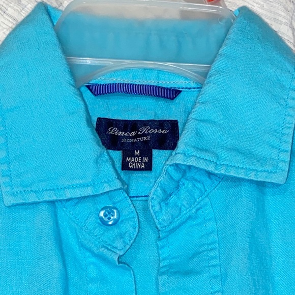 Linea Rossa signature linen shirt Patrick assaraf - Picture 2 of 2